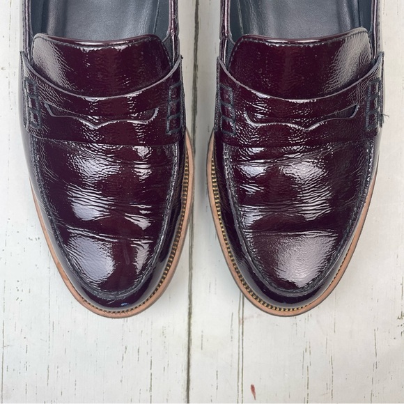 Paul Green Carmel Crinkle Leather Loafers - Picture 4 of 16